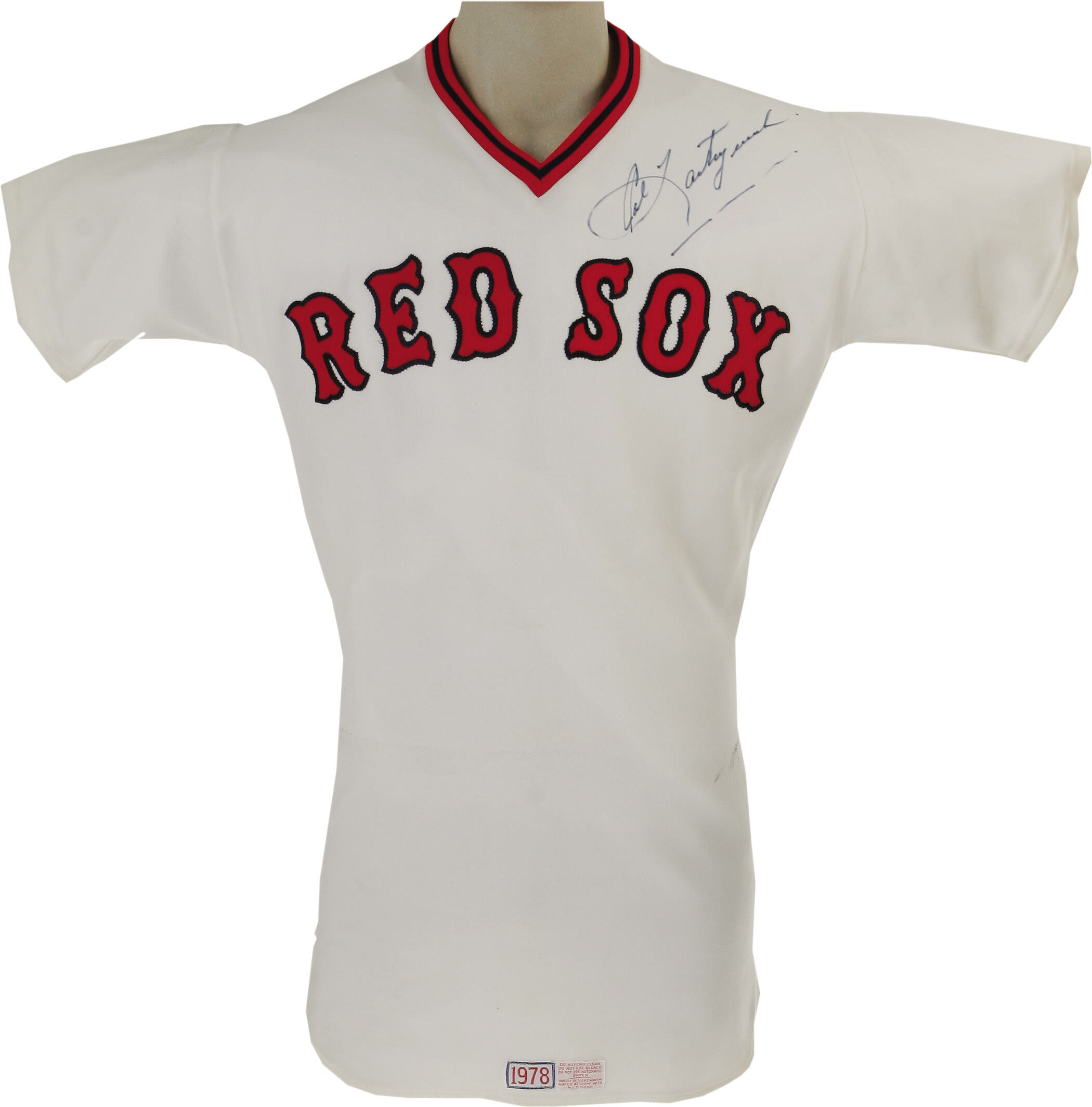 Carl Yastrzemski Game Worn Signed Jersey 1978 Boston Red Sox HOF