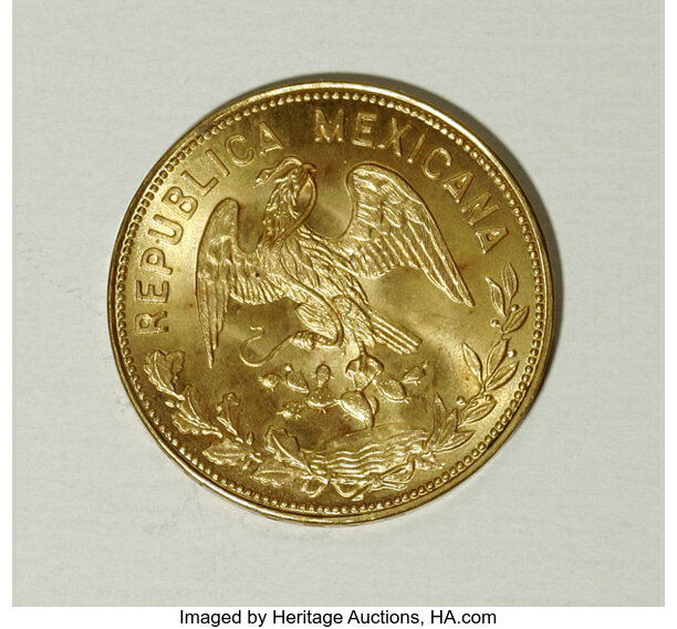 Mexico: Medallic gold 10 and 20 Pesos 1953, 200th Anniversary of