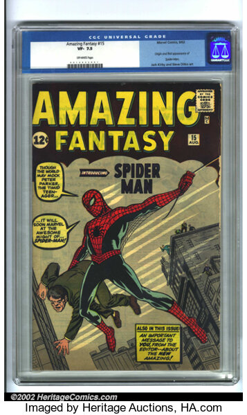 Amazing Fantasy 15 Spider-Man Marvel Comics Poster by Steve Ditko