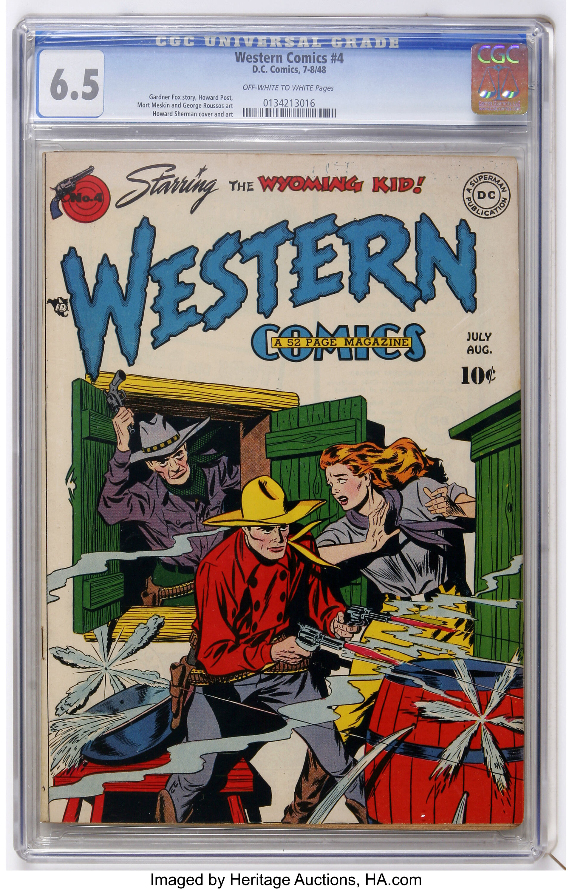 Western Comics #4 (DC, 1948) CGC FN+ 6.5 Off-white to white | Lot #16422 | Heritage  Auctions