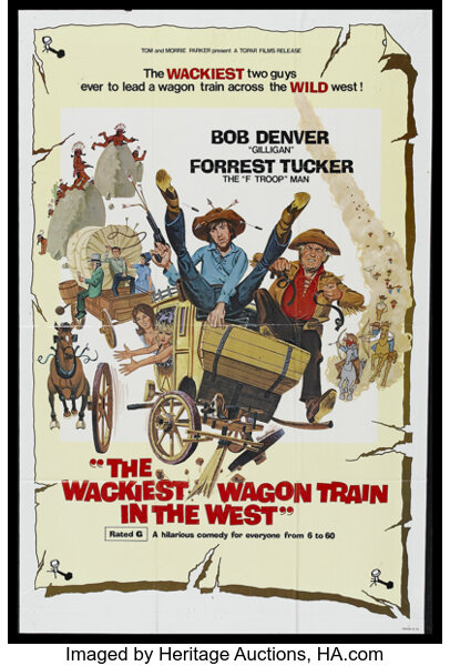 The Wackiest Wagon Train In The West Topar Films 1976 One Sheet Lot Heritage Auctions
