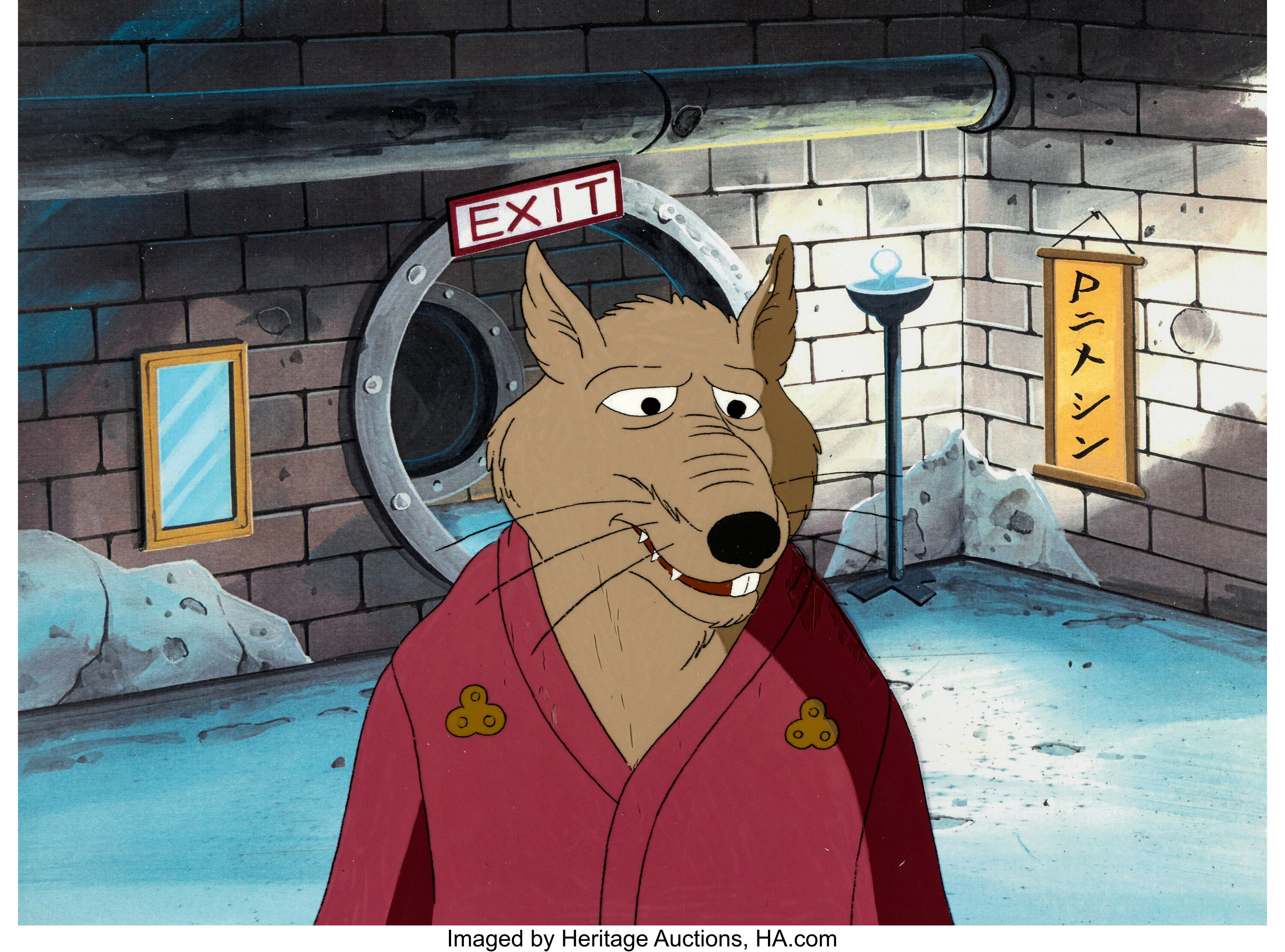 Teenage Mutant Ninja Turtles Splinter Original Production Cel | Lot ...
