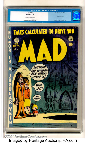 Mad #1 (EC, 1952). First issue featuring 