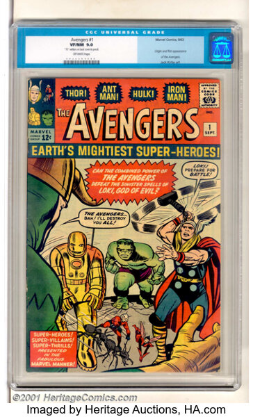 The Avengers 1 Marvel 1963 Origin And First Appearance Of The