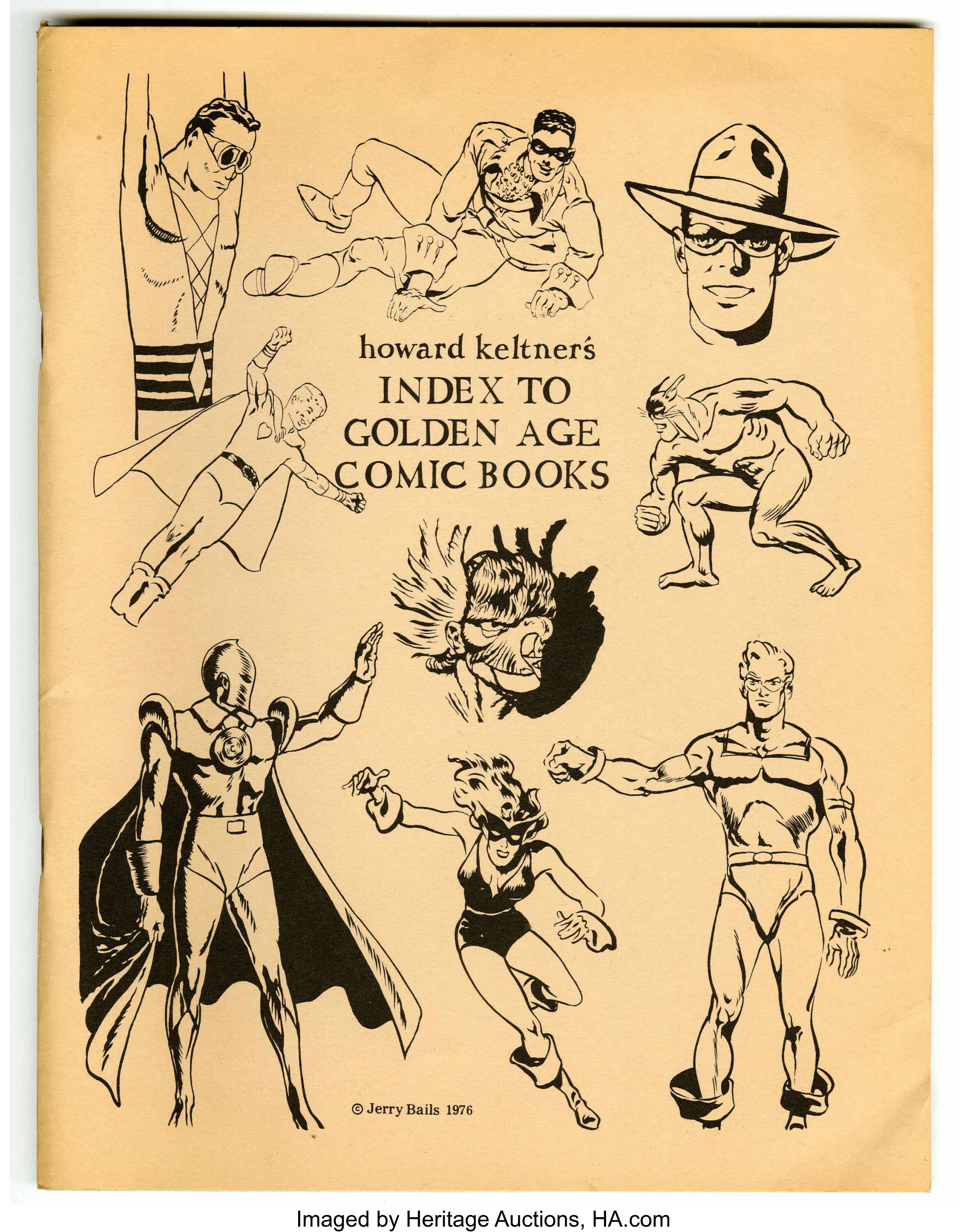 Howard Keltner S Index To Golden Age Comic Books Jerry Bails Lot Heritage Auctions