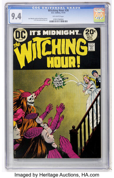 The Witching Hour 36 Dc 1973 Cgc Nm 9 4 Off White Pages Lot Heritage Auctions