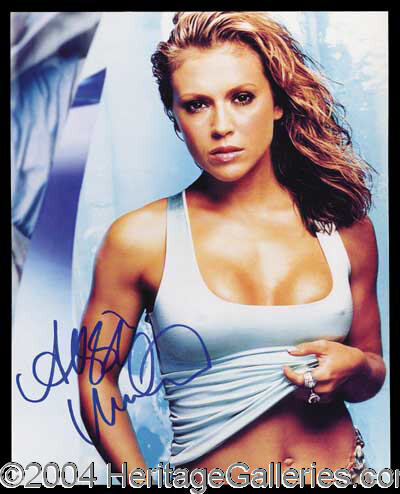 Alyssa Milano Art Print