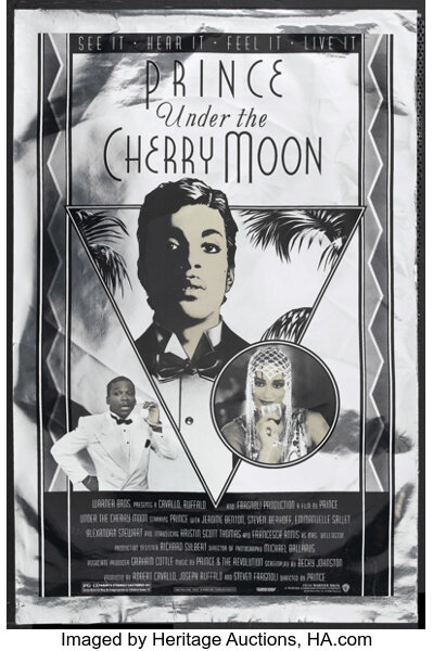 Under The Cherry Moon Warner Brothers 1986 One Sheet 27 X Lot Heritage Auctions