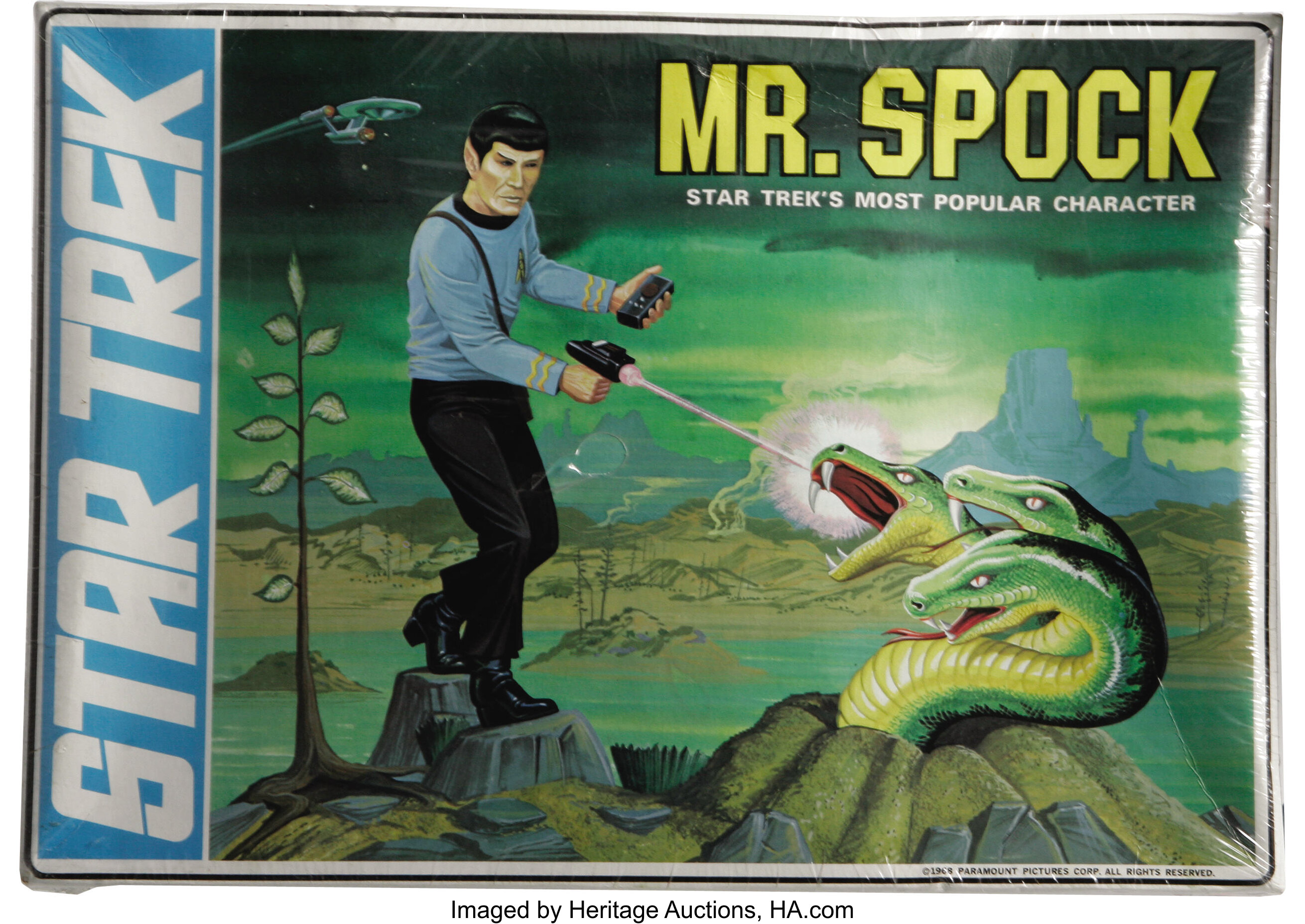 Mr. Spock Model Kit (AMT Corporation, 1968). The first officer of