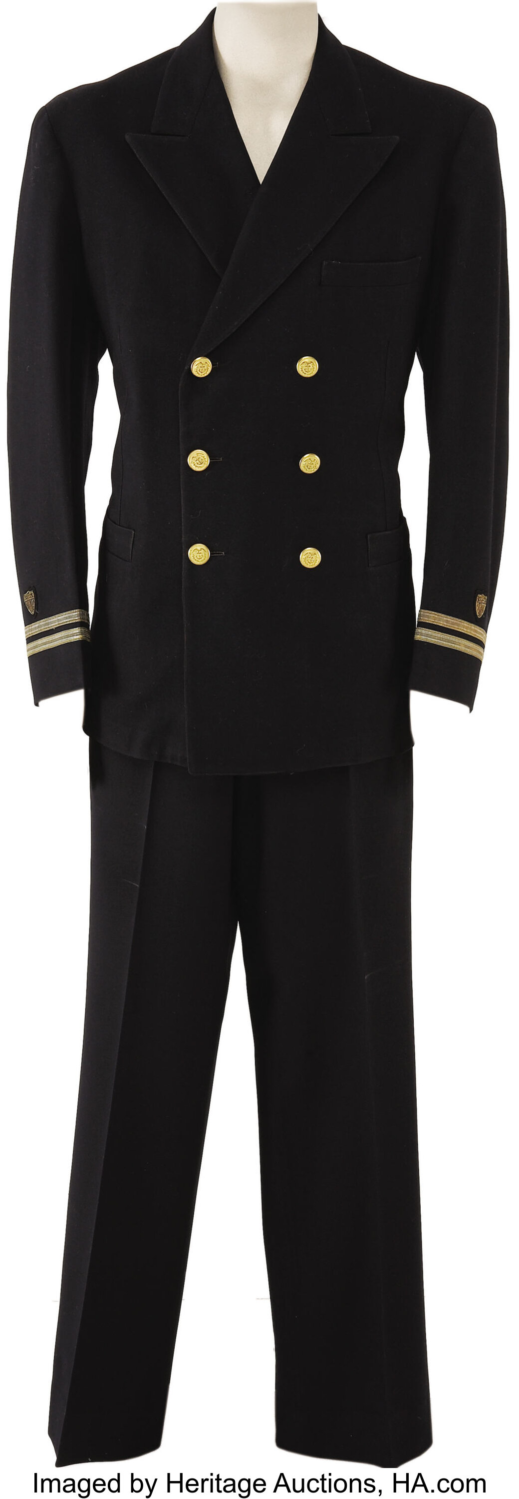 Buddy Ebsen's U.S. Coast Guard Winter Uniform. Like many American | Lot ...