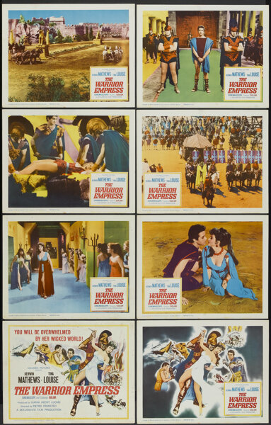 The Warrior Empress Columbia 1960 Lobby Card Set Of 8 11 X Lot Heritage Auctions