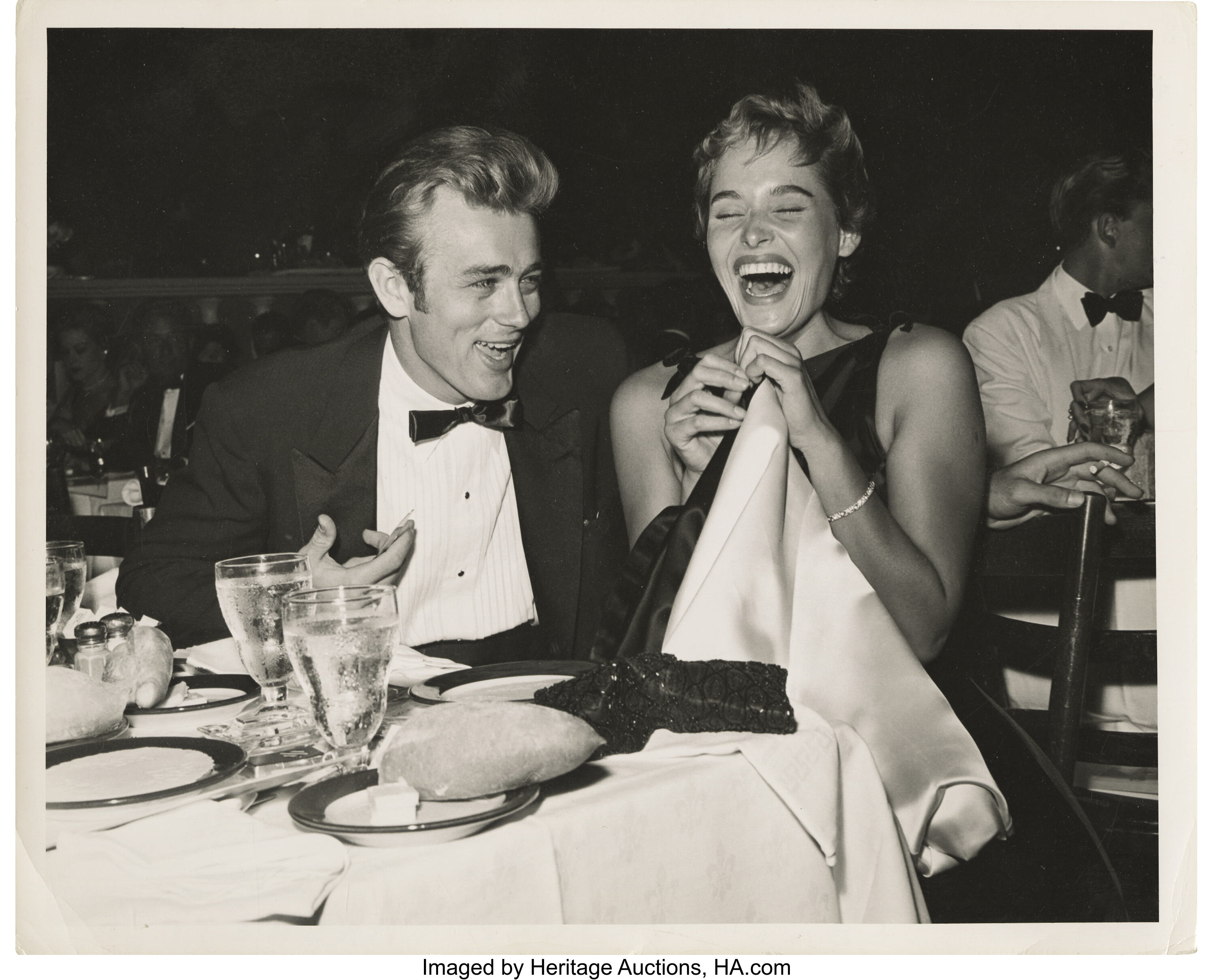 James Dean and Ursula Andress Publicity Still by Darlene Hammond | Lot ...