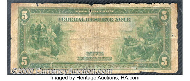 Series 1914 $5 Federal Reserve Note