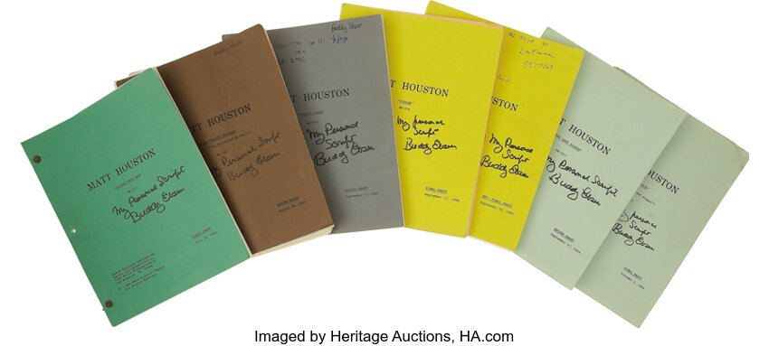 Buddy Ebsen S Signed And Annotated Matt Houston Scripts For Lot 31137 Heritage Auctions