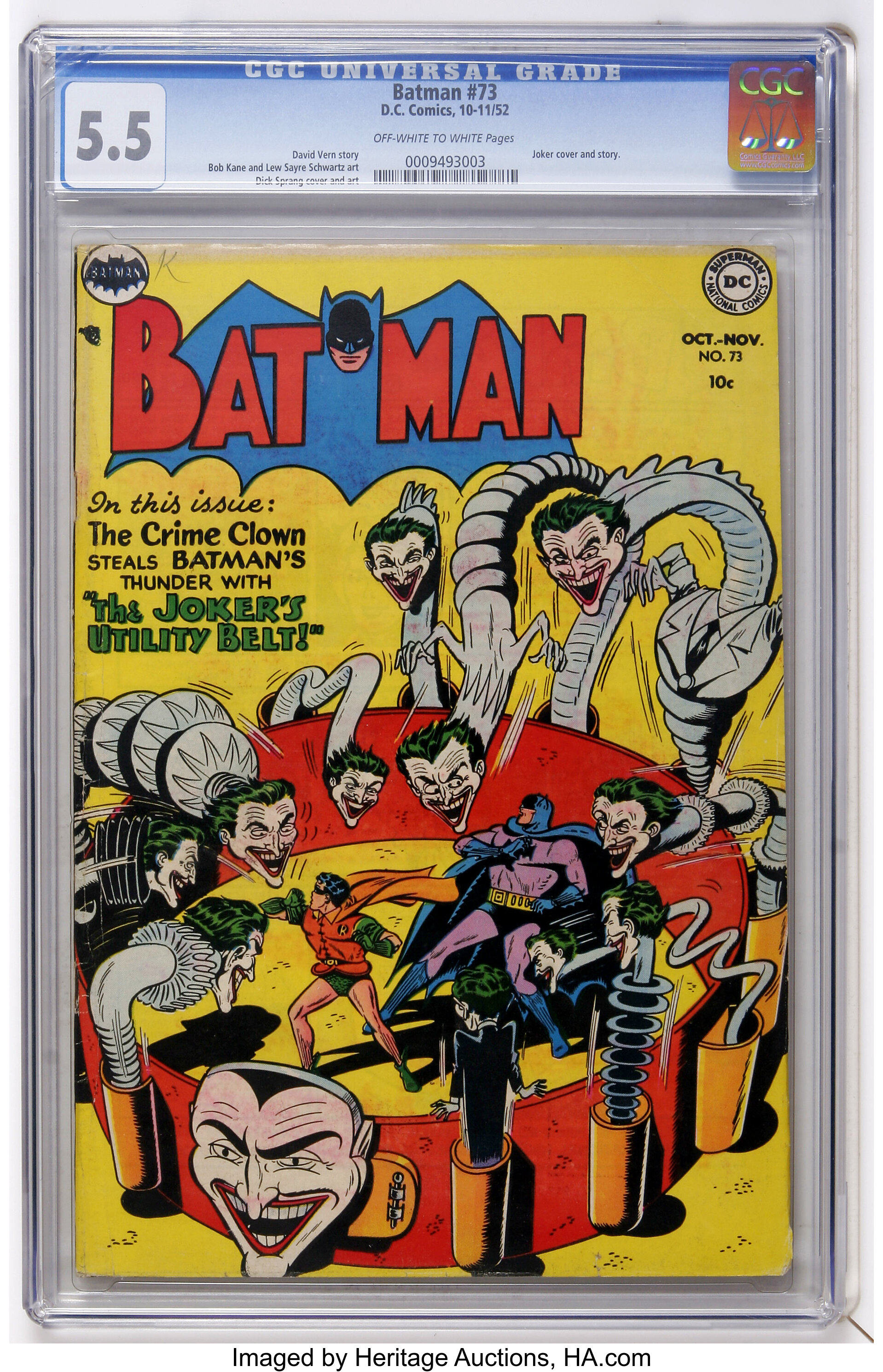 Batman #73 (DC, 1952) CGC FN Off-white to white pages.... | Lot #16106  | Heritage Auctions