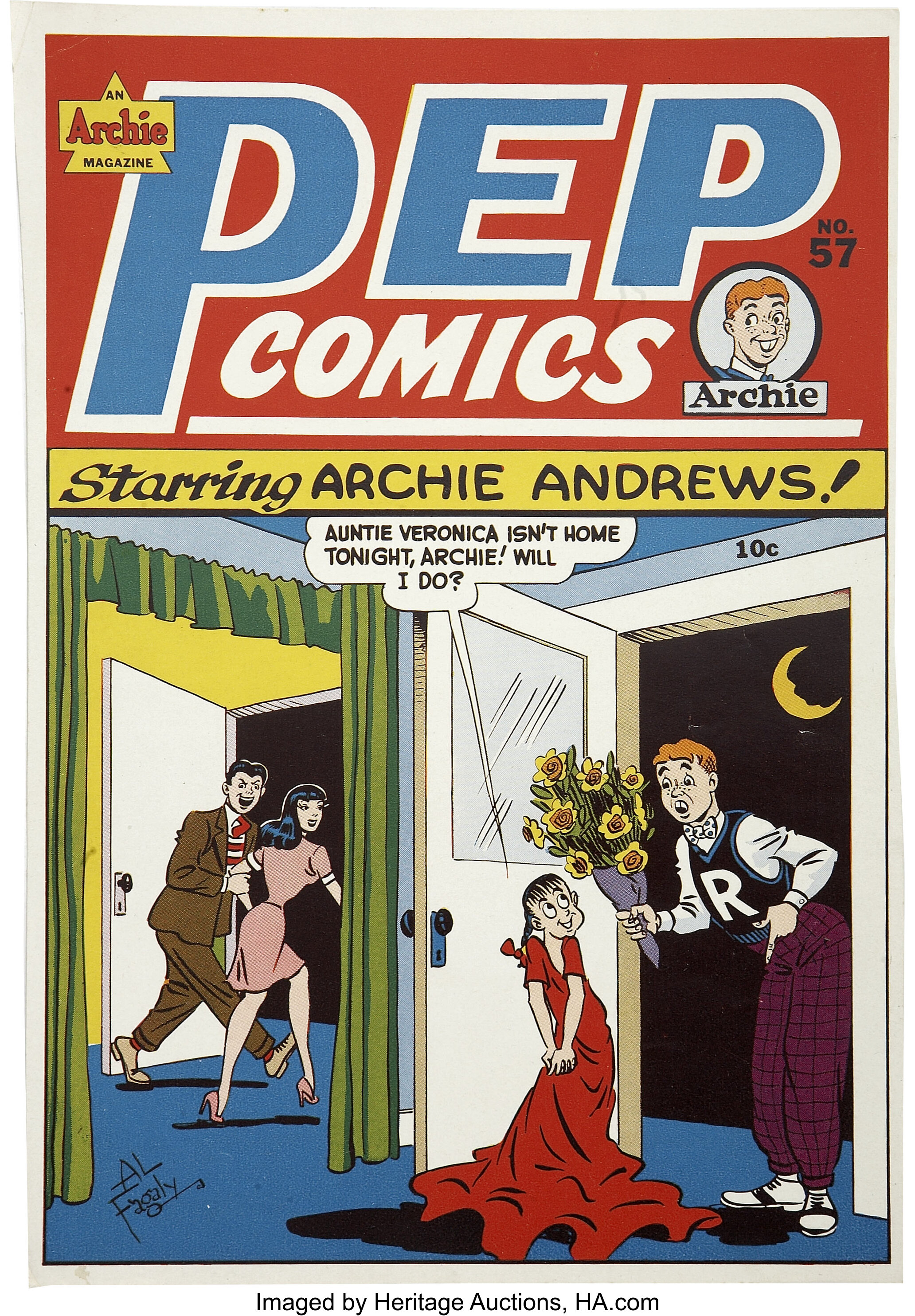 Al Fagaly Pep Comics 57 And 72 Publisher S Cover Proofs Lot Heritage Auctions