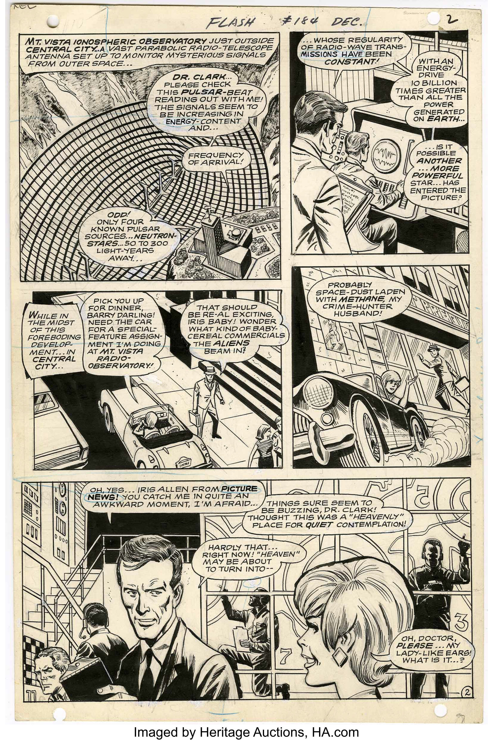 Ross Andru and Mike Esposito - Flash #184 Original Art, Group of 4 ...