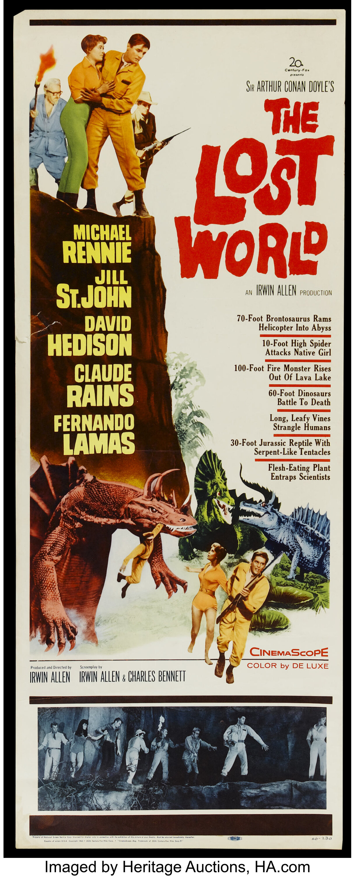 The Lost World (20th Century Fox, 1960). Insert (14