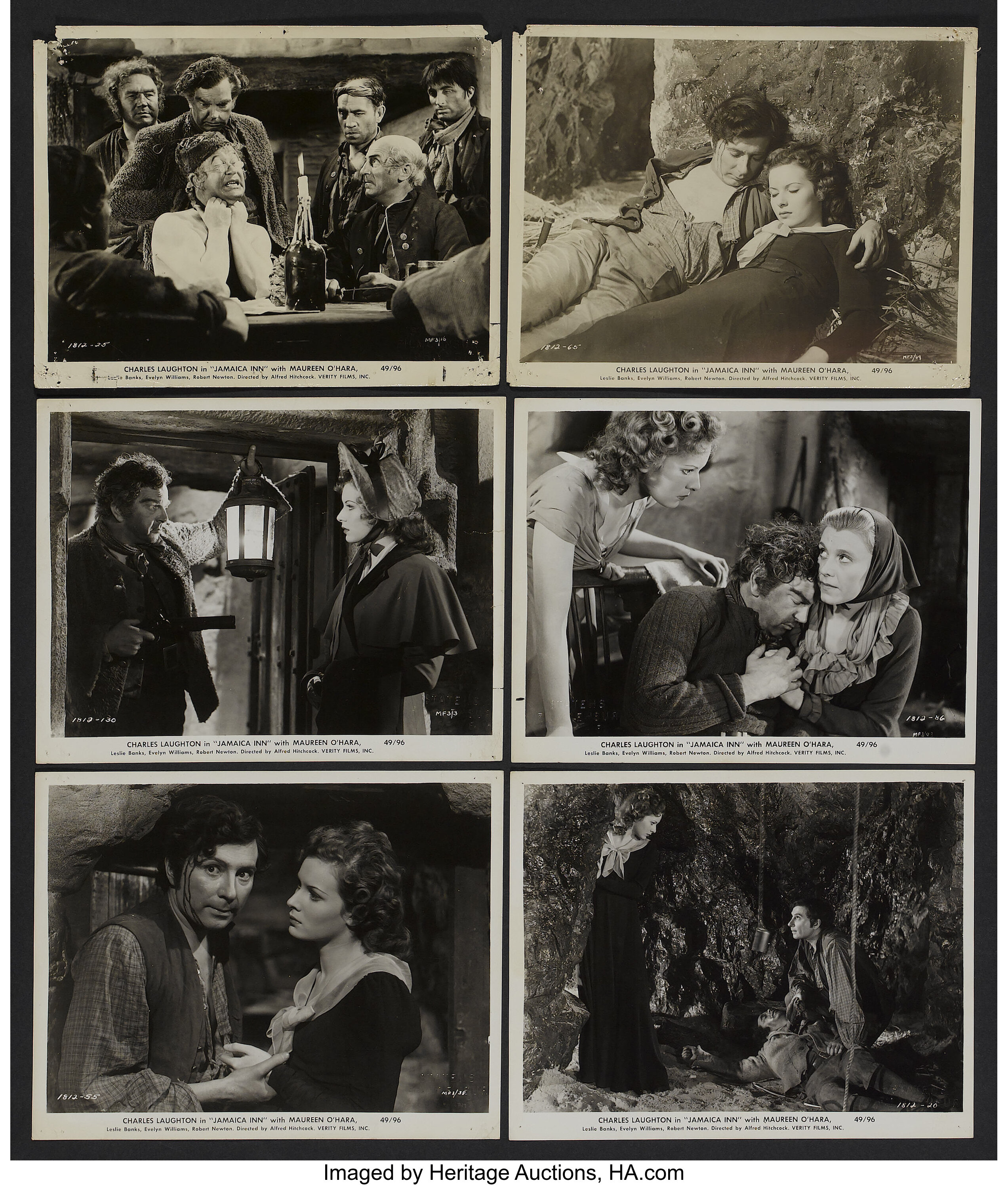 Jamaica Inn Paramount R 1949 Stills 6 8 X 10 Lot 52206 Heritage Auctions