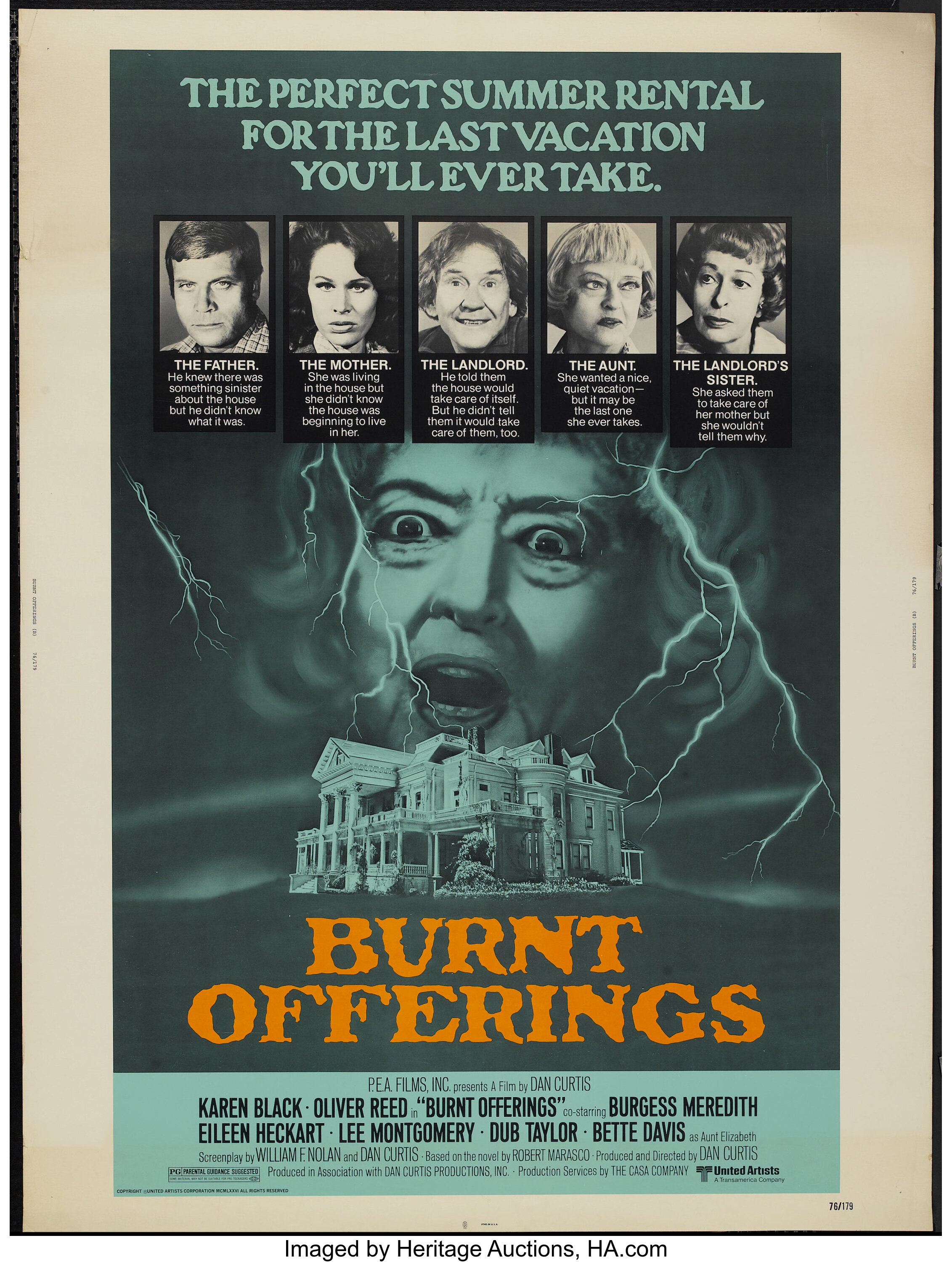 Burnt Offerings (MGM, 1976). Poster (30