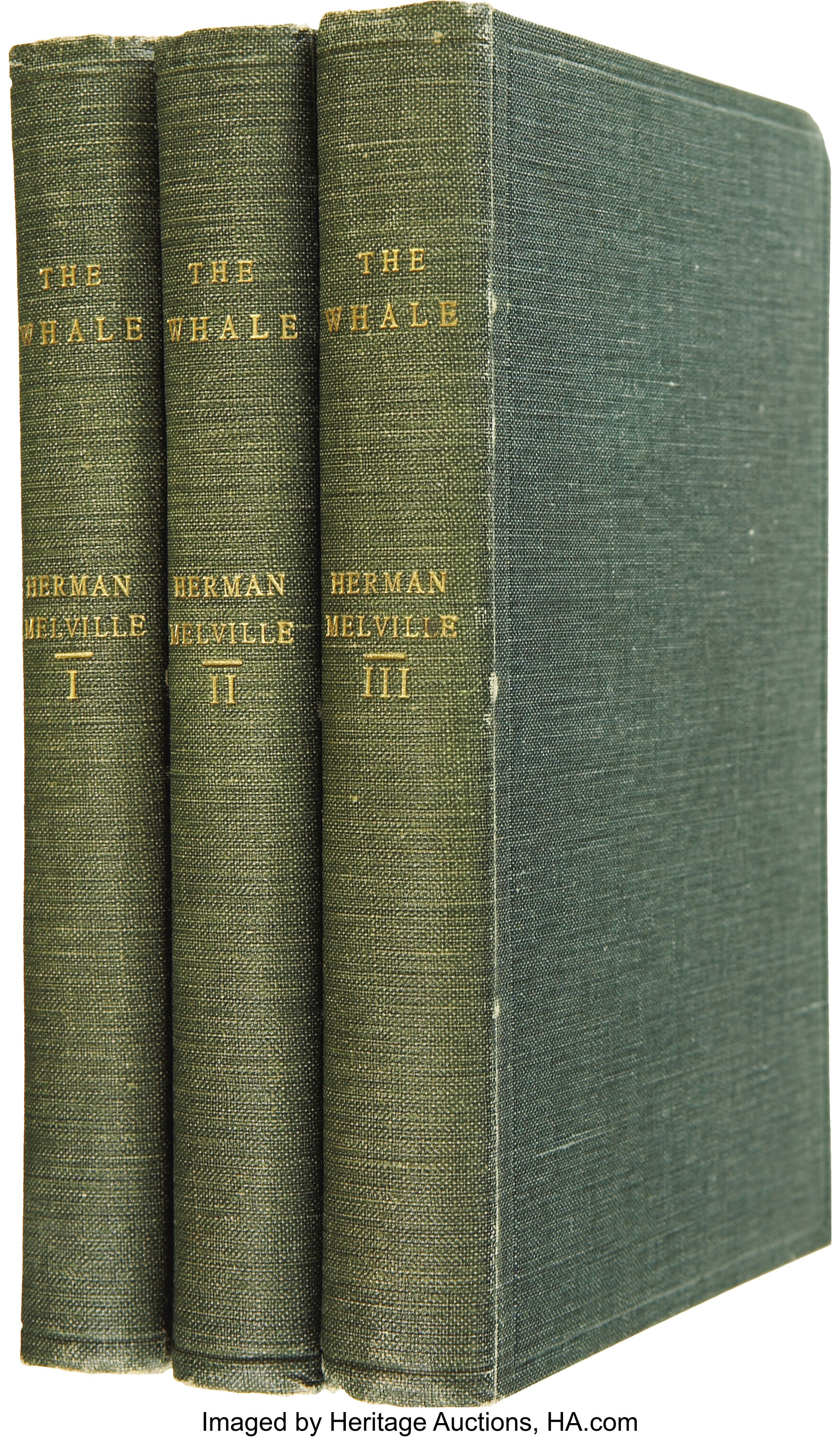 Herman Melville. The Whale. In Three Volumes. London