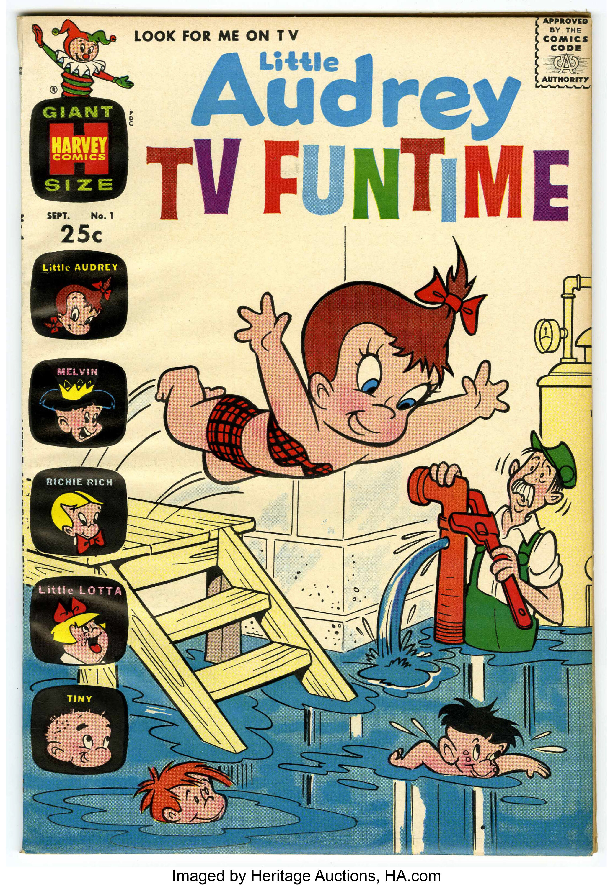 Little Audrey TV Funtime #1 File Copy (Harvey, 1962