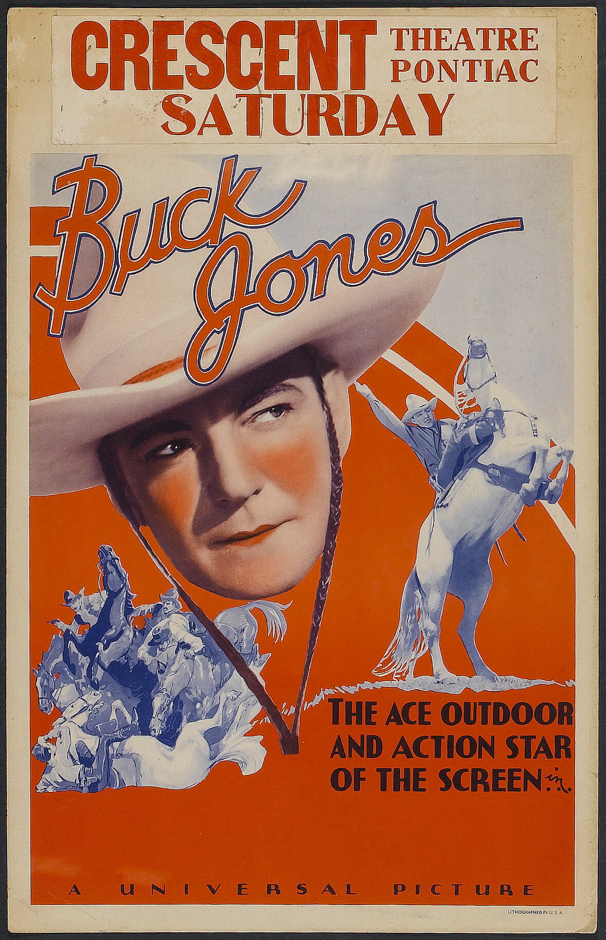 Buck Jones Stock Window Card (Universal, 1936). Window Card (14