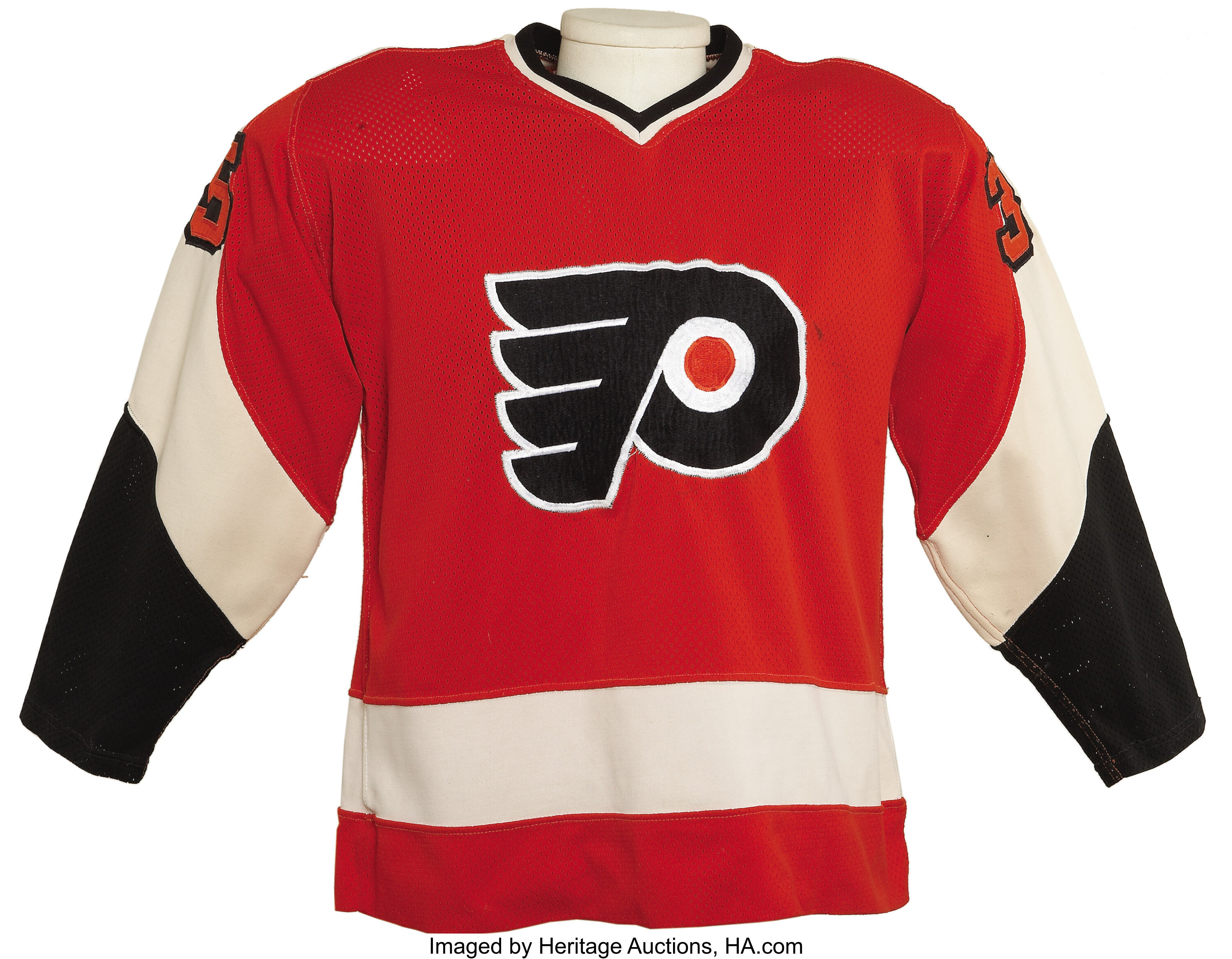 FLYERS' ORANGE AND WHITE JERSEY AUCTION