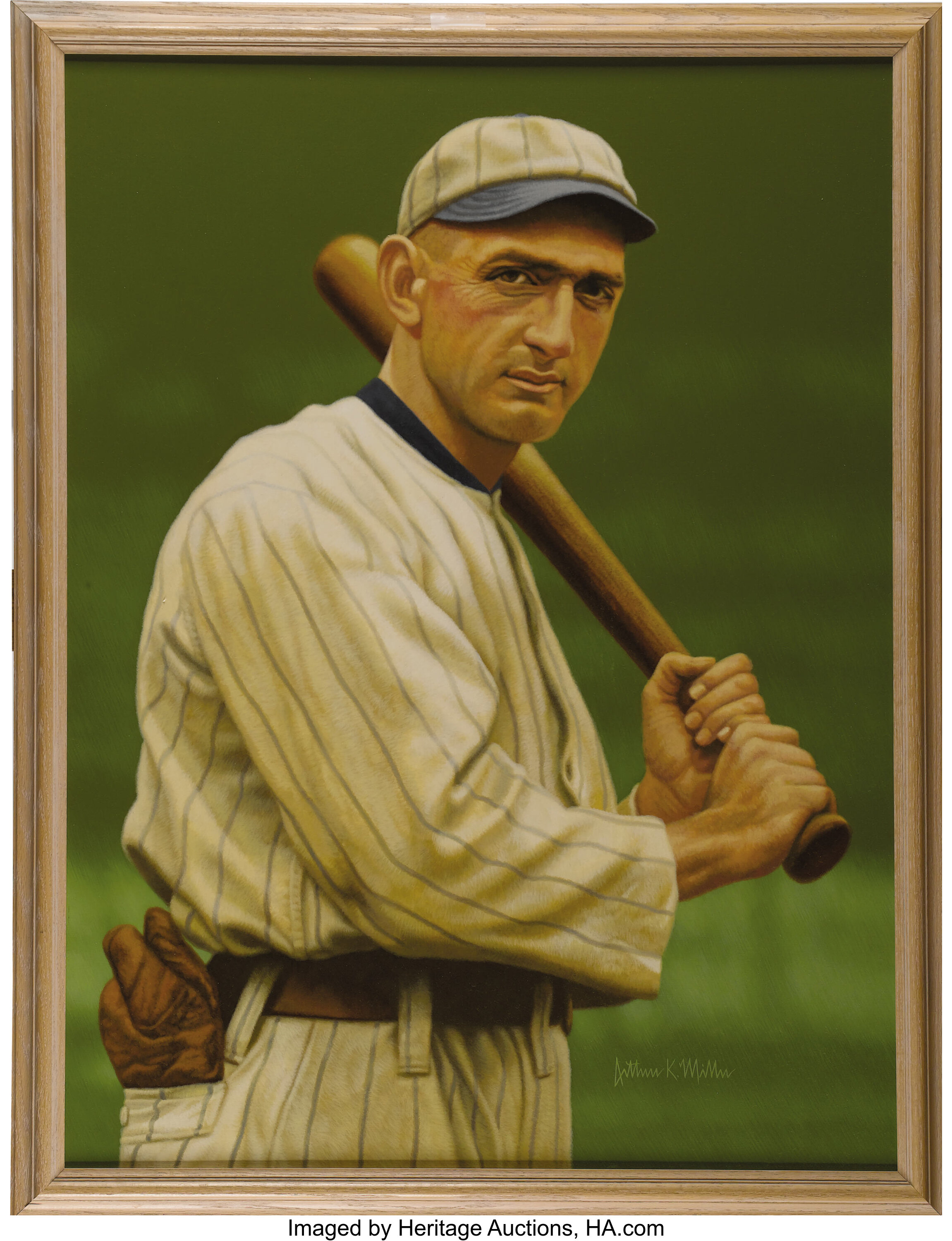 Shoeless Joe Jackson (painting by Arthur K Miller)