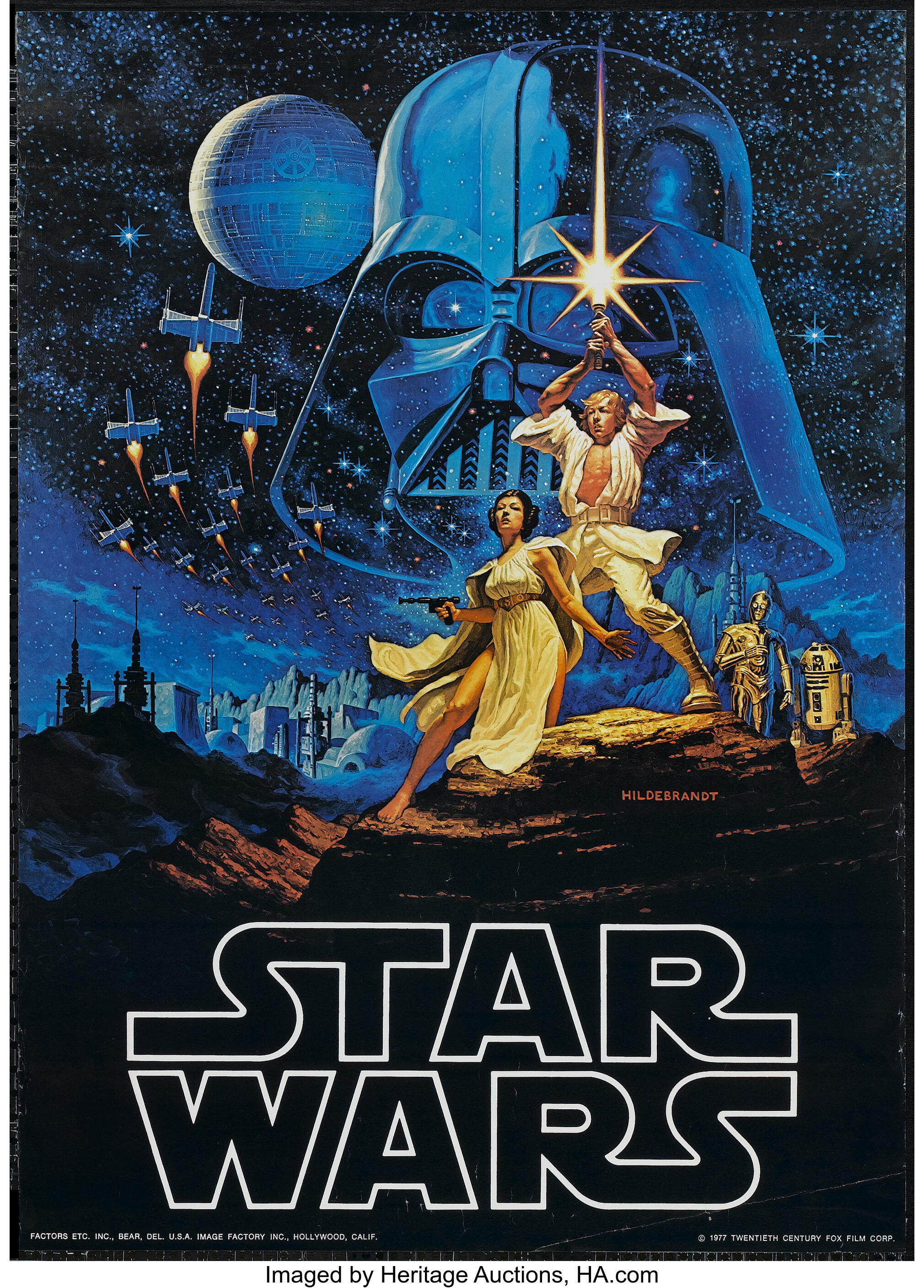 Star Wars (20th Century Fox, 1977). Licensed Promotional Poster, Lot  #51391