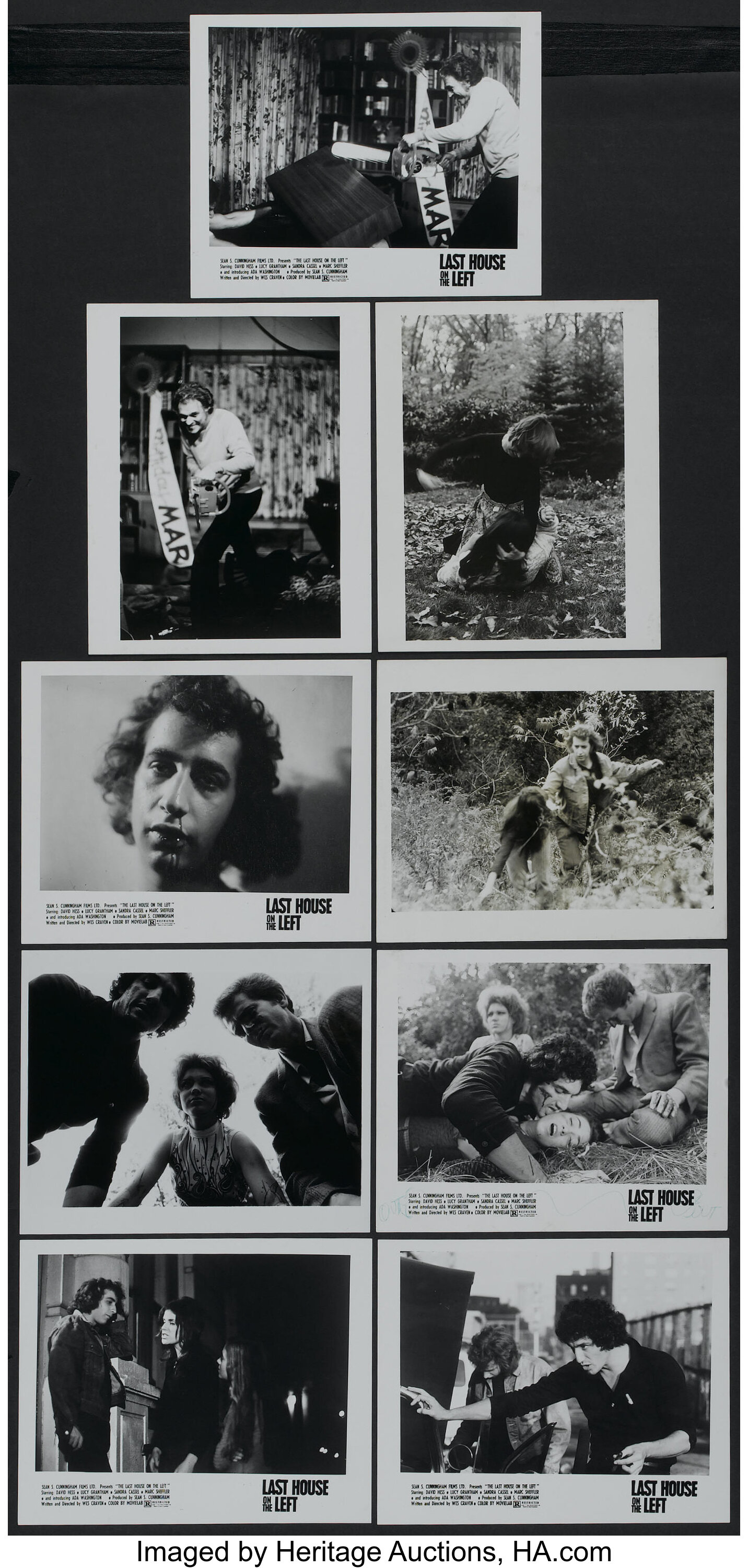 The Last House On The Left Sean S Cunningham Films 1977 Press Lot Heritage Auctions