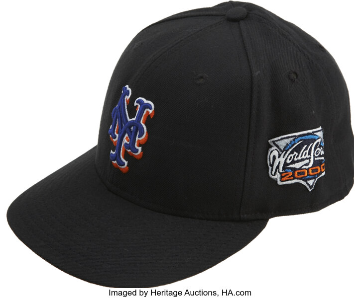 New York Mets Mike Piazza 2000 World Series Black Alternate MLB Baseba –  Grail Snipes