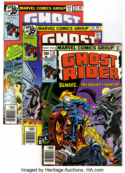 Ghost Rider Group Marvel 1978 79 Condition Average Nm Lot Heritage Auctions