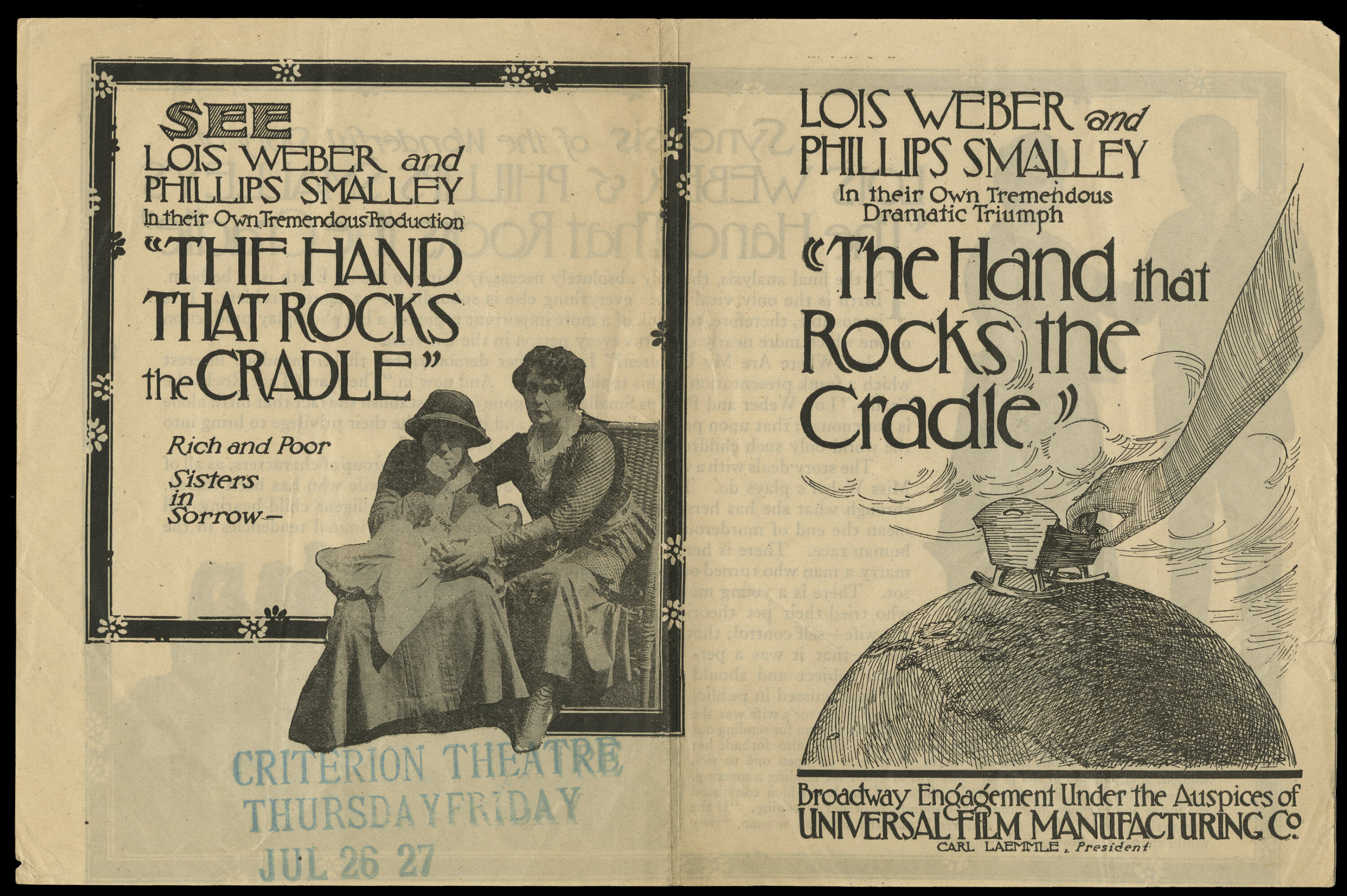 the hand that rocks the cradle poster