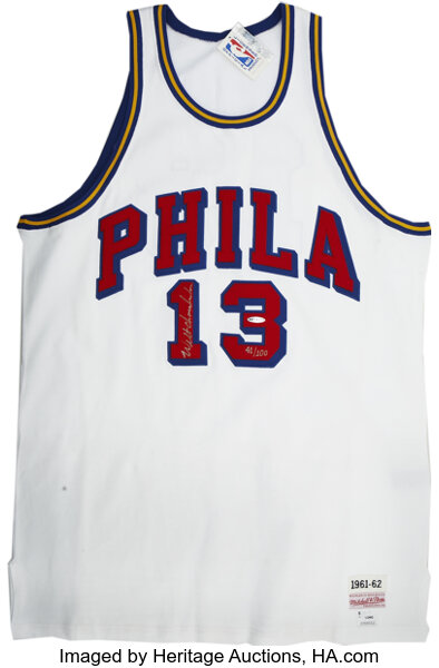 Wilt Chamberlain's 1957-58 Kansas Jersey at Auction