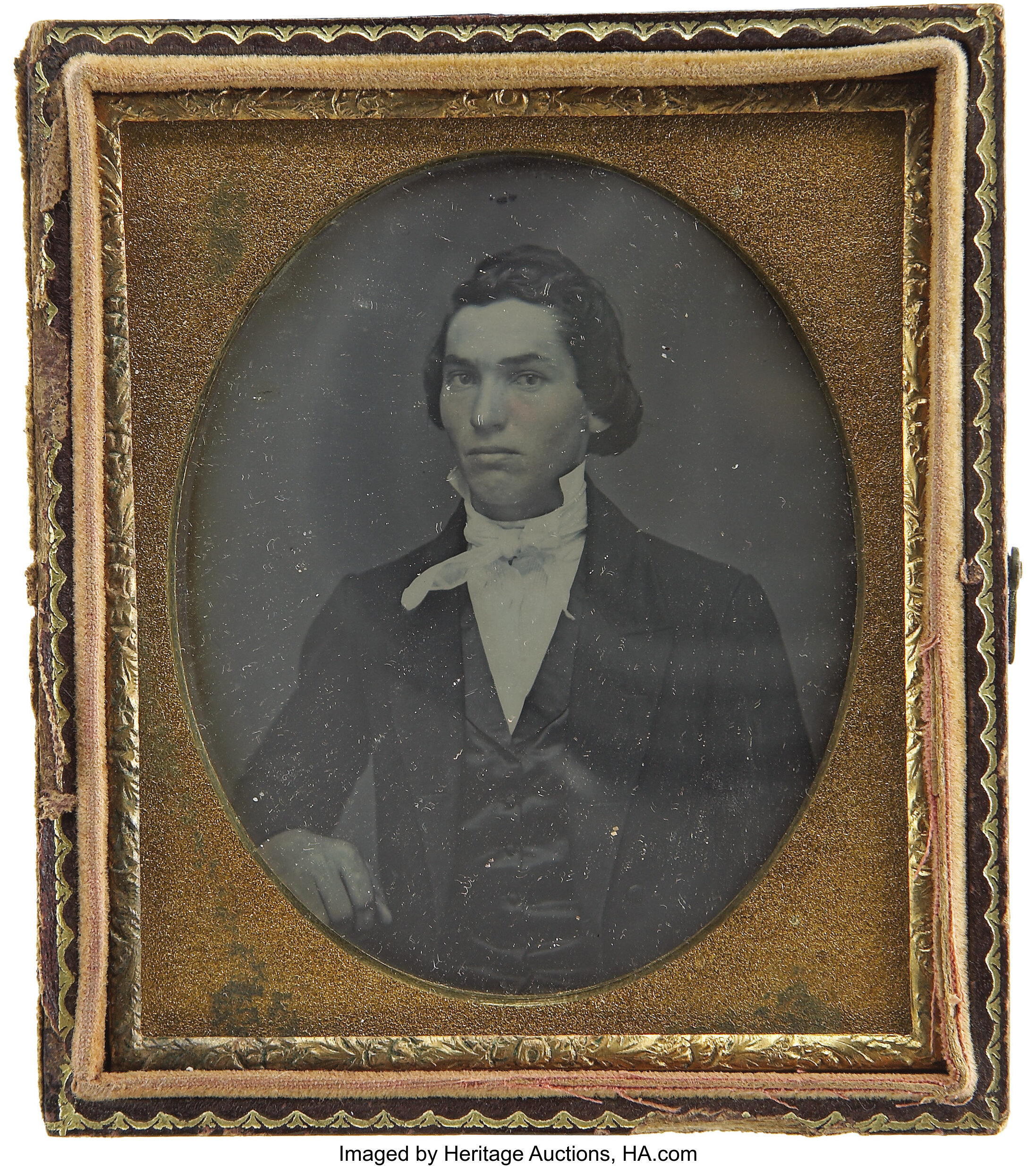 Sixth Plate Daguerreotype of Famous U. S. Grant Physician.... | Lot ...