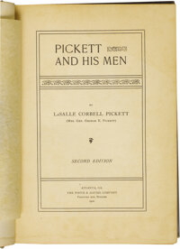 The Book Pickett And His Men By His Wife Lasalle Corbell Pickett