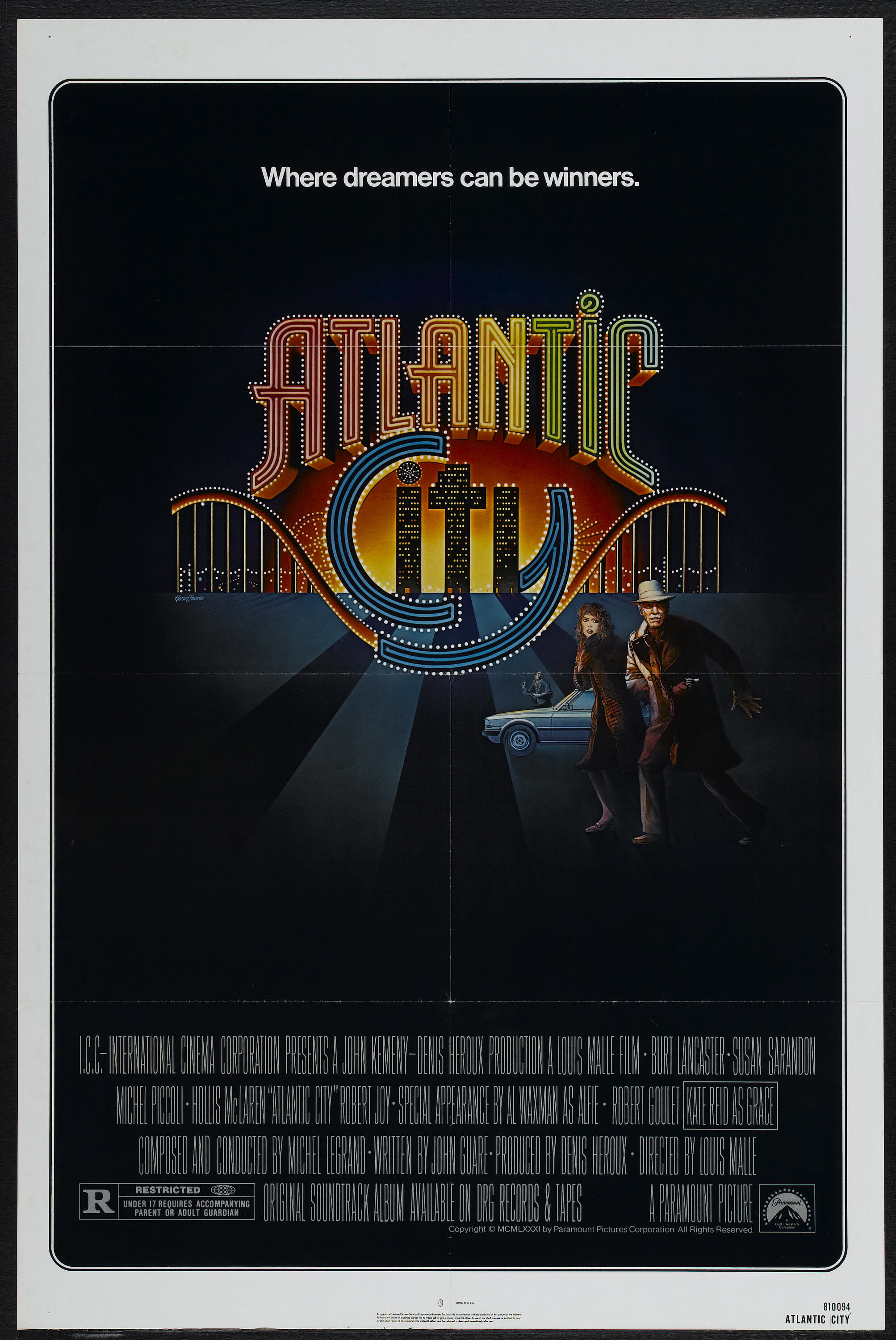  Atlantic City : Burt Lancaster, Susan Sarandon, Kate