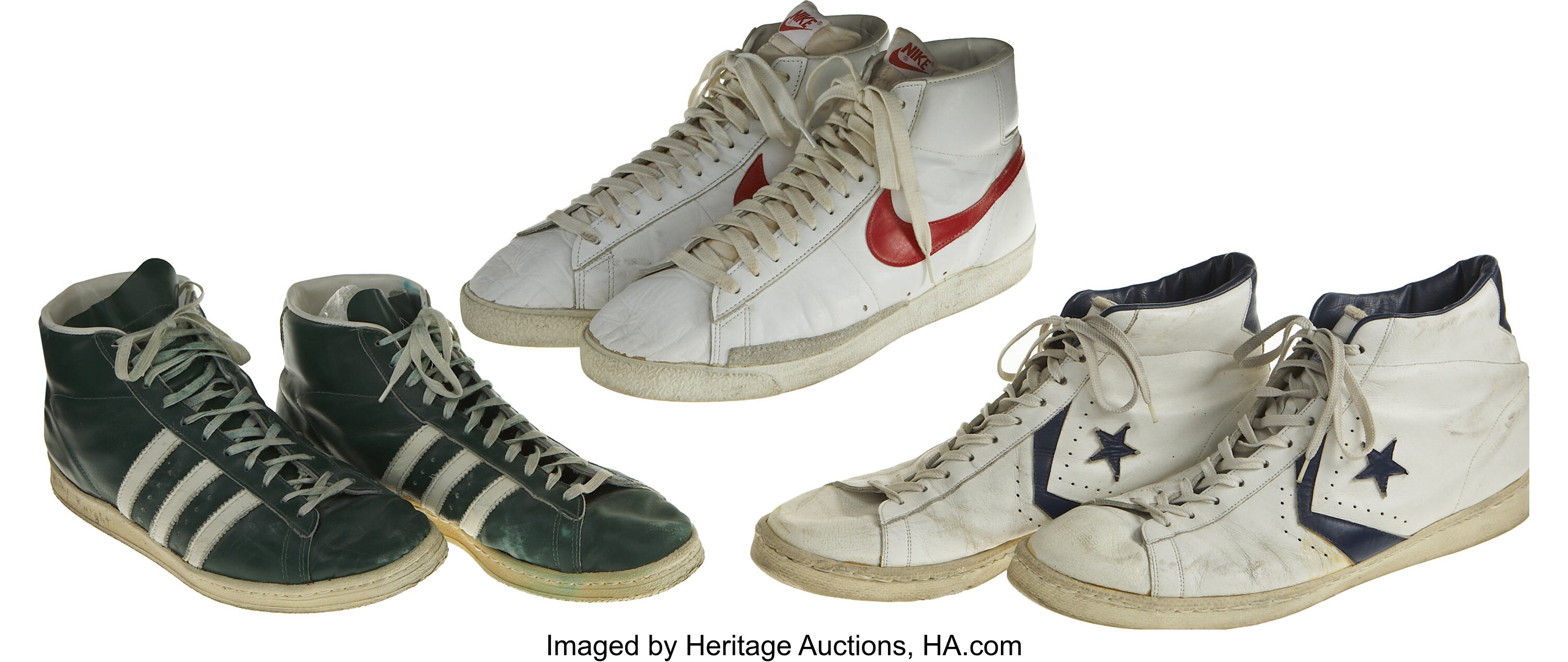 1970s NBA Stars Game Used Shoes Lot of 11. What we afford here is a | Lot  #43175 | Heritage Auctions