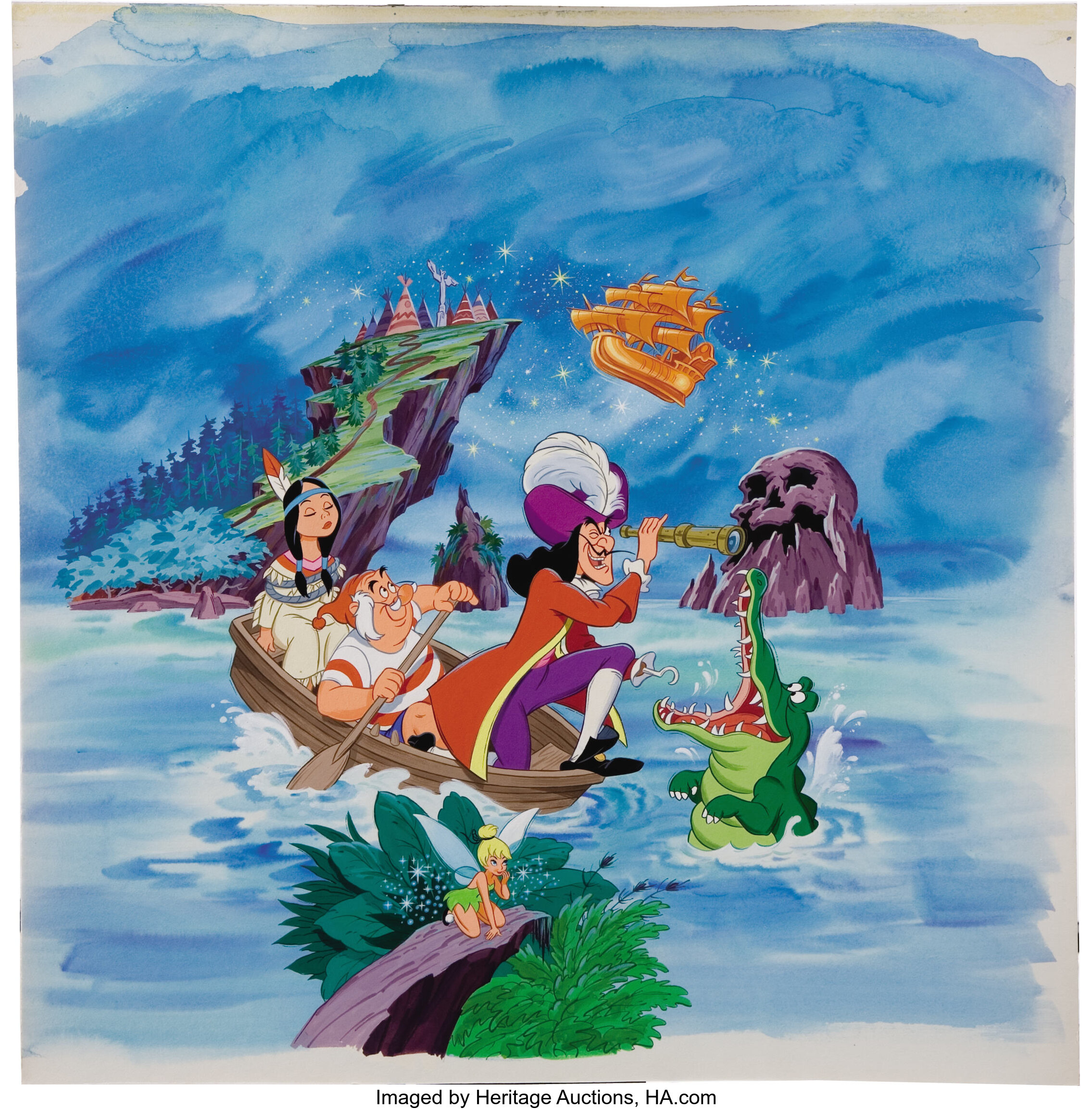 American Illustrator th Century Peter Pan S Tinkerbell Lot Heritage Auctions