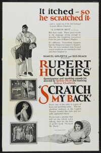 Scratch My Back (Goldwyn, 1920). Distributor's Promotional One Sheet (25" X 38"). Comedy