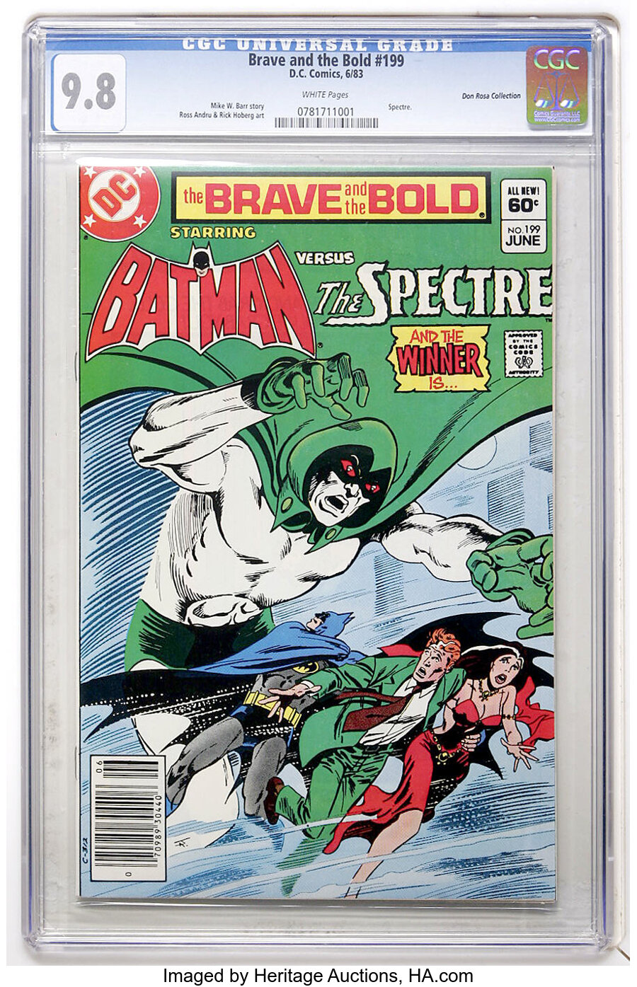 The Brave and the Bold #199 Batman vs. the Spectre - Don Rosa | Lot #12166  | Heritage Auctions