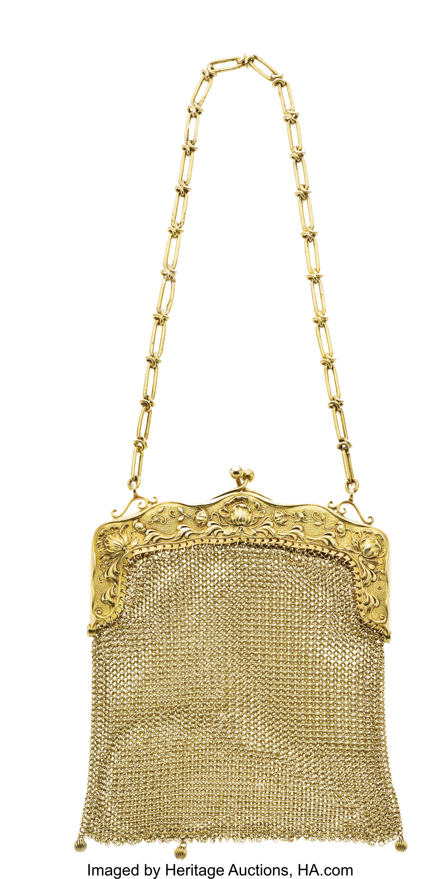 Gold Mesh Purse. ... Estate Jewelry Purses | Lot #46069 | Heritage Auctions