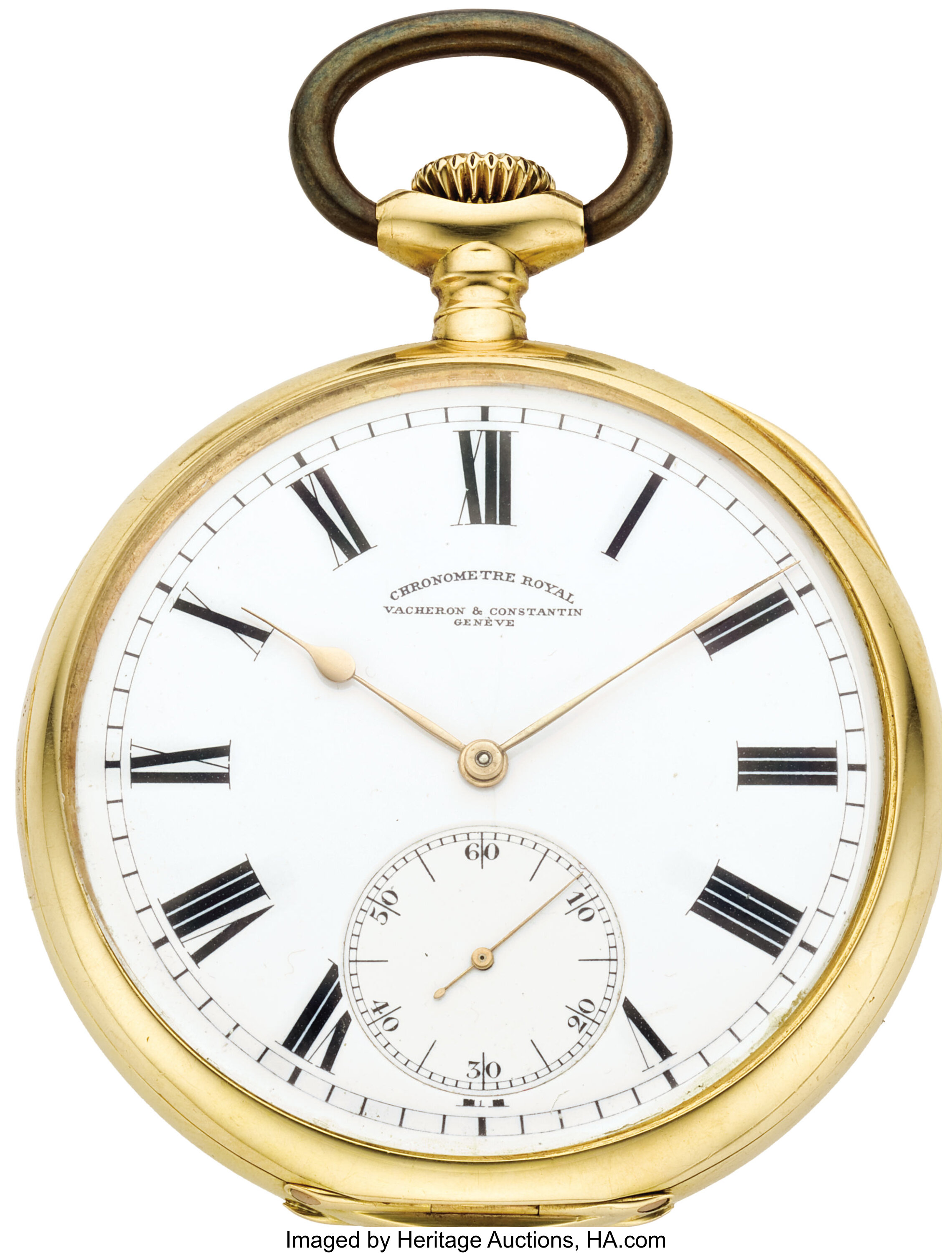 Vacheron & Constantin Chronometre Royal Gold Watch, circa 1915 ...