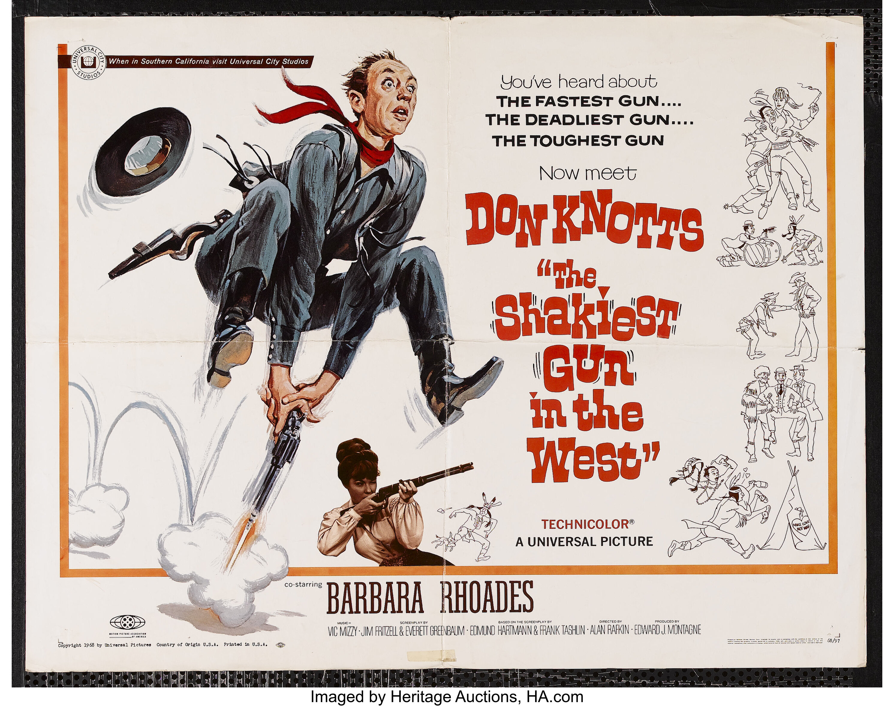 don knotts in the west gun