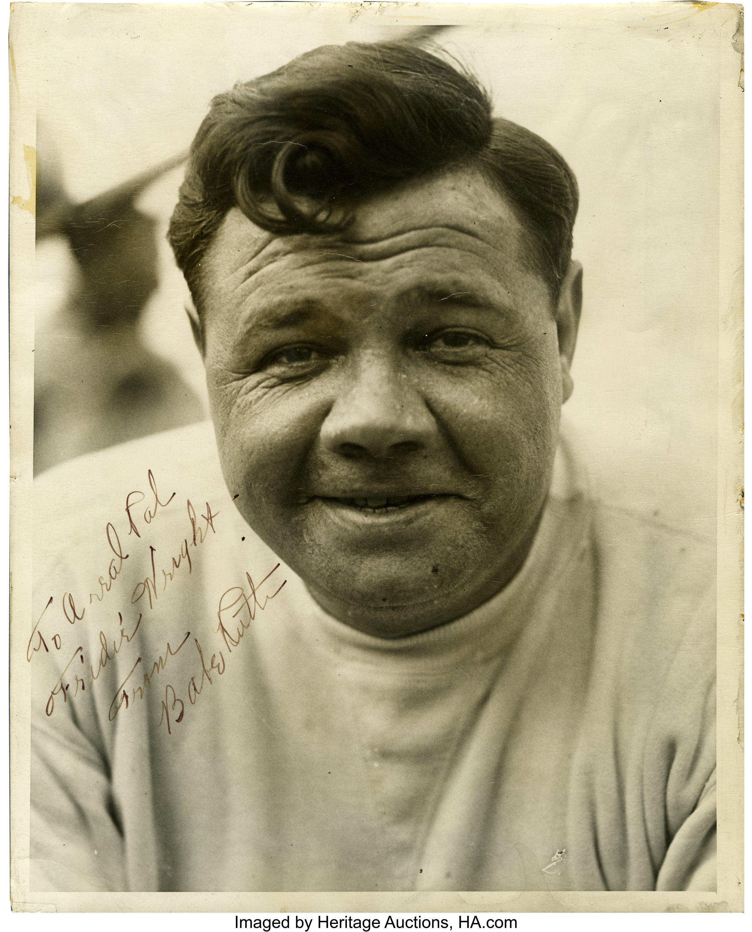 Babe Ruth's hair up for auction and bidding tops $11,000