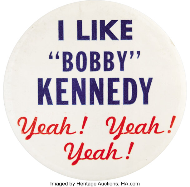 Large Bobby Kennedy Campaign Button Political Pinback Buttons Lot Heritage Auctions