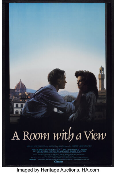 A Room With A View Cinecom 1985 One Sheet 27 X 41