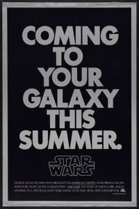Star Wars Movie Poster 1977 3 Sheet (41x81)