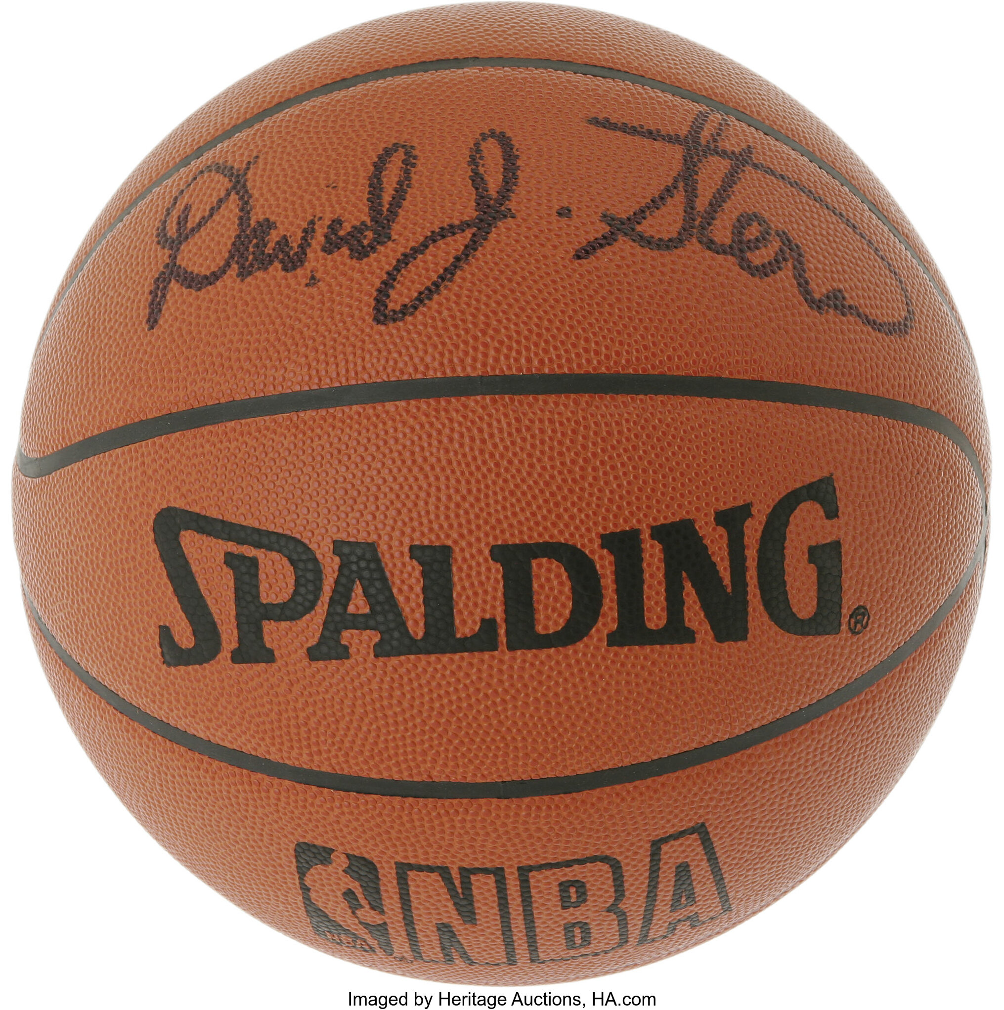 David Stern - Basketball Signed